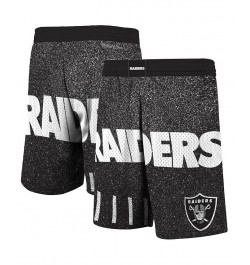 Men's Black Las Vegas Raiders Jumbotron Shorts $34.09 Shorts