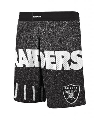 Men's Black Las Vegas Raiders Jumbotron Shorts $34.09 Shorts