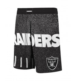 Men's Black Las Vegas Raiders Jumbotron Shorts $34.09 Shorts