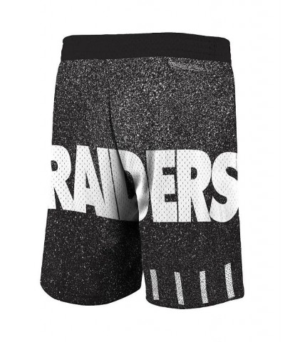 Men's Black Las Vegas Raiders Jumbotron Shorts $34.09 Shorts