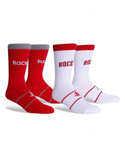 Men's Houston Rockets Two-Pack Home & Away Uniform Crew Socks $10.50 Socks