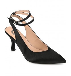 Women's Marcella Satin Heels Black $39.90 Shoes