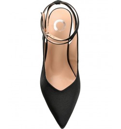 Women's Marcella Satin Heels Black $39.90 Shoes