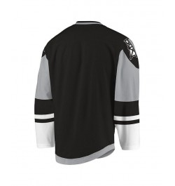 Men's Black, Gray Calgary Roughnecks Sublimated Replica Jersey $47.04 Jersey