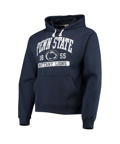 Men's Navy Penn State Nittany Lions Volume Up Essential Fleece Pullover Hoodie $33.63 Sweatshirt