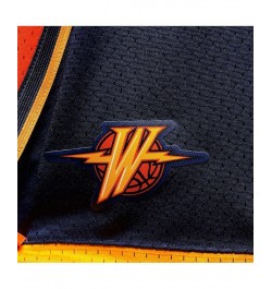 Men's Navy Golden State Warriors Big and Tall Hardwood Classics Team Swingman Shorts $38.00 Shorts