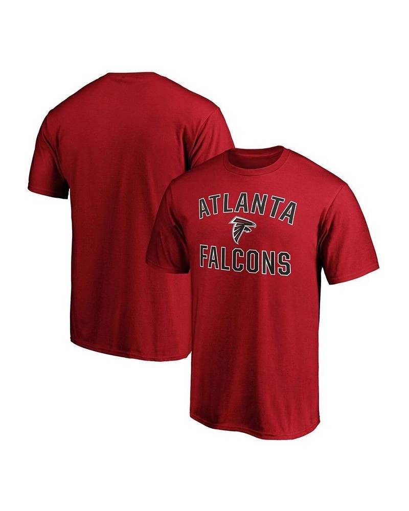 Men's Red Atlanta Falcons Victory Arch T-shirt $17.97 T-Shirts