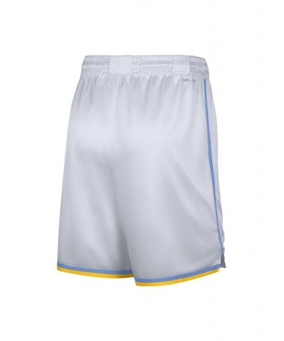 Men's White Los Angeles Lakers 2022/23 Classic Edition Swingman Performance Shorts $38.50 Shorts