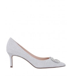 Women's Neya Evening Pump Silver $51.17 Shoes