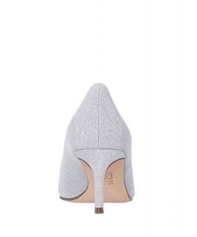 Women's Neya Evening Pump Silver $51.17 Shoes