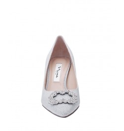 Women's Neya Evening Pump Silver $51.17 Shoes