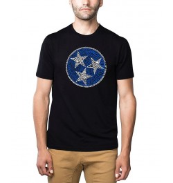 Men's Premium Word Art T-shirt - Tennessee Tristar Black $19.35 T-Shirts