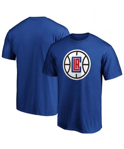 Men's Royal LA Clippers Primary Team Logo T-shirt $16.42 T-Shirts