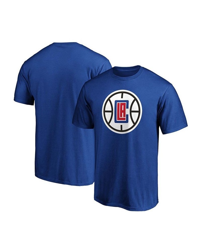 Men's Royal LA Clippers Primary Team Logo T-shirt $16.42 T-Shirts