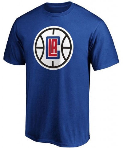 Men's Royal LA Clippers Primary Team Logo T-shirt $16.42 T-Shirts