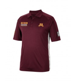 Men's Maroon Minnesota Golden Gophers OHT Military-Inspired Appreciation Snow Camo Polo Shirt $32.39 Polo Shirts