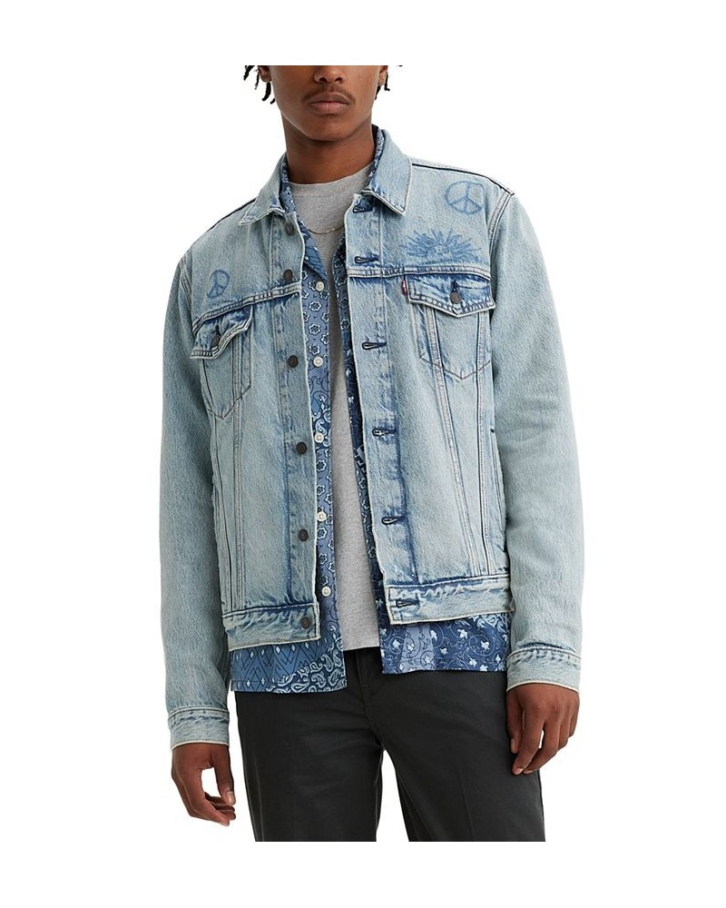 Men's Denim Trucker Jacket Home Ec Dx $45.89 Jackets