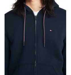 Men's Plains Drawstring Zip-Up Hoodie Blue $44.54 Sweatshirt