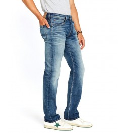 Men's Driven Relaxed Stretch Jeans Medium Indigo $25.59 Jeans