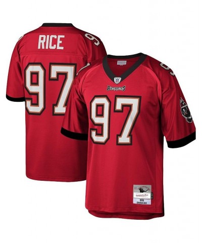 Men's Simeon Rice Red Tampa Bay Buccaneers Legacy Replica Jersey $68.00 Jersey