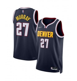 Men's Jamal Murray Navy Denver Nuggets 2021/22 Diamond Swingman Jersey - Icon Edition $44.94 Jersey