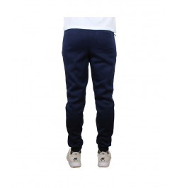 Men's Slim-Fit Marled Fleece Joggers with Zipper Side Pockets PD04 $16.66 Pants