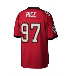 Men's Simeon Rice Red Tampa Bay Buccaneers Legacy Replica Jersey $68.00 Jersey