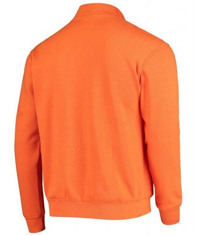 Men's Orange Oklahoma State Cowboys Tortugas Logo Quarter-Zip Jacket $31.19 Sweatshirt