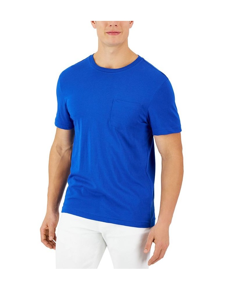 Men's Solid Pocket T-Shirt PD10 $10.19 T-Shirts