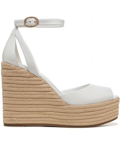 Paige Espadrille Wedge Sandals White $67.50 Shoes