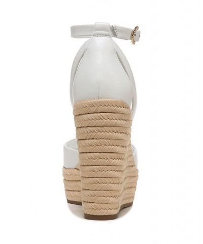 Paige Espadrille Wedge Sandals White $67.50 Shoes