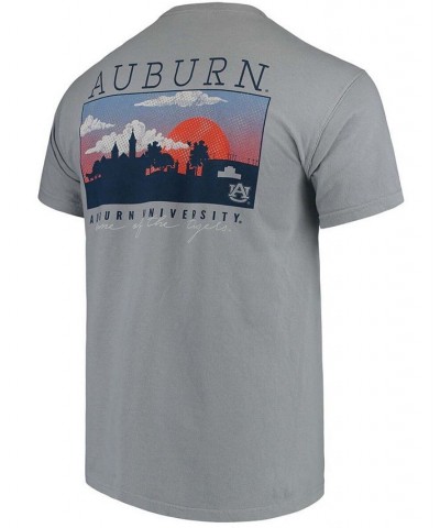 Men's Gray Auburn Tigers Comfort Colors Campus Scenery T-shirt $16.80 T-Shirts