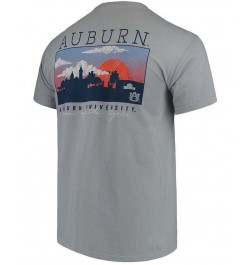 Men's Gray Auburn Tigers Comfort Colors Campus Scenery T-shirt $16.80 T-Shirts