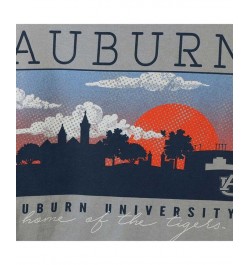 Men's Gray Auburn Tigers Comfort Colors Campus Scenery T-shirt $16.80 T-Shirts