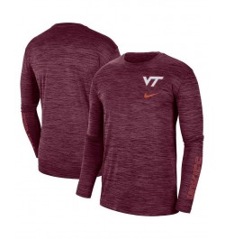 Men's Maroon Virginia Tech Hokies Velocity Legend Team Performance Long Sleeve T-shirt $20.00 T-Shirts