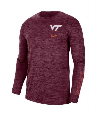 Men's Maroon Virginia Tech Hokies Velocity Legend Team Performance Long Sleeve T-shirt $20.00 T-Shirts