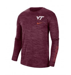 Men's Maroon Virginia Tech Hokies Velocity Legend Team Performance Long Sleeve T-shirt $20.00 T-Shirts