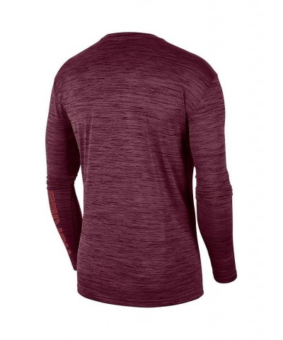 Men's Maroon Virginia Tech Hokies Velocity Legend Team Performance Long Sleeve T-shirt $20.00 T-Shirts