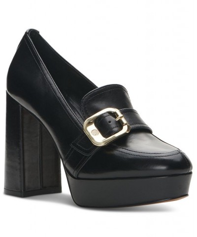 Grinilia Platform Loafers Black $44.70 Shoes