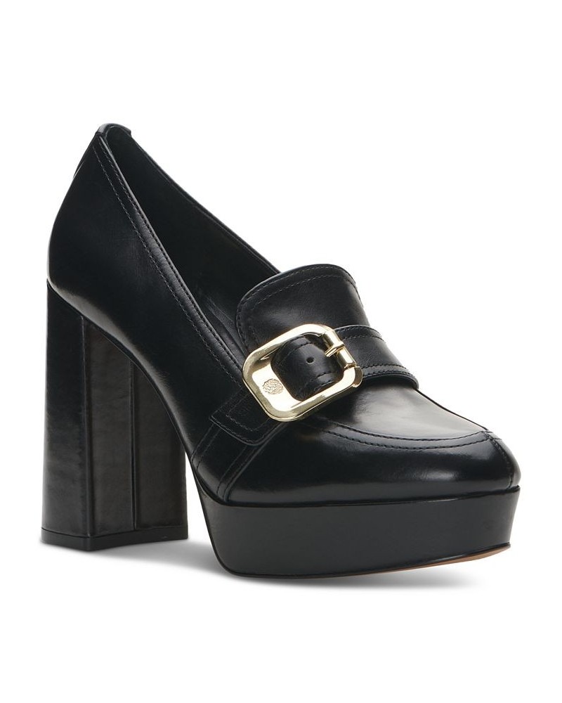 Grinilia Platform Loafers Black $44.70 Shoes