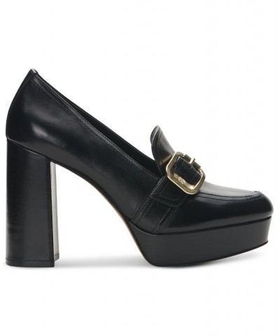 Grinilia Platform Loafers Black $44.70 Shoes