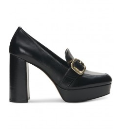 Grinilia Platform Loafers Black $44.70 Shoes