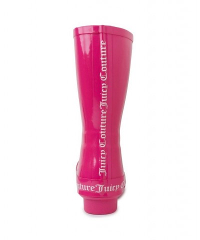 Women's Totally Logo Rainboots Pink $37.40 Shoes