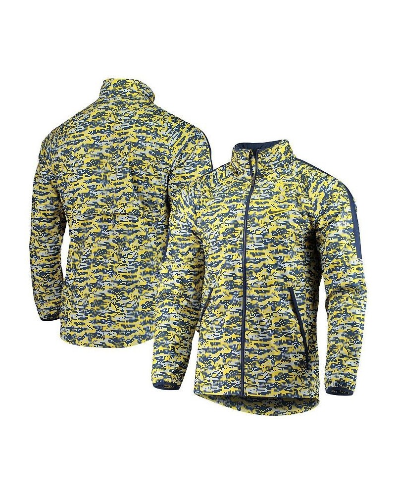 Men's Yellow, Blue Tottenham Hotspur All-Weather Full-Zip Hoodie Jacket $50.00 Jackets