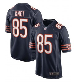 Men's Cole Kmet Navy Chicago Bears Game Jersey $36.38 Jersey