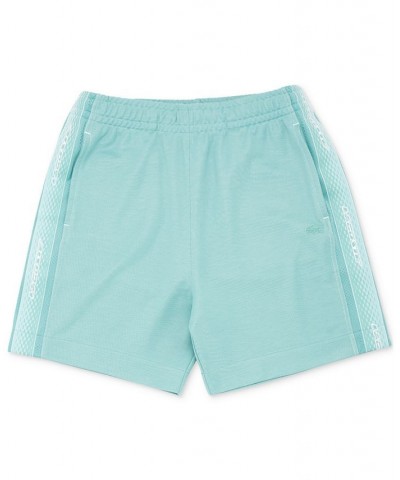 Men's Relaxed Fit PiquÉ Logo Tape Shorts Green $57.60 Shorts