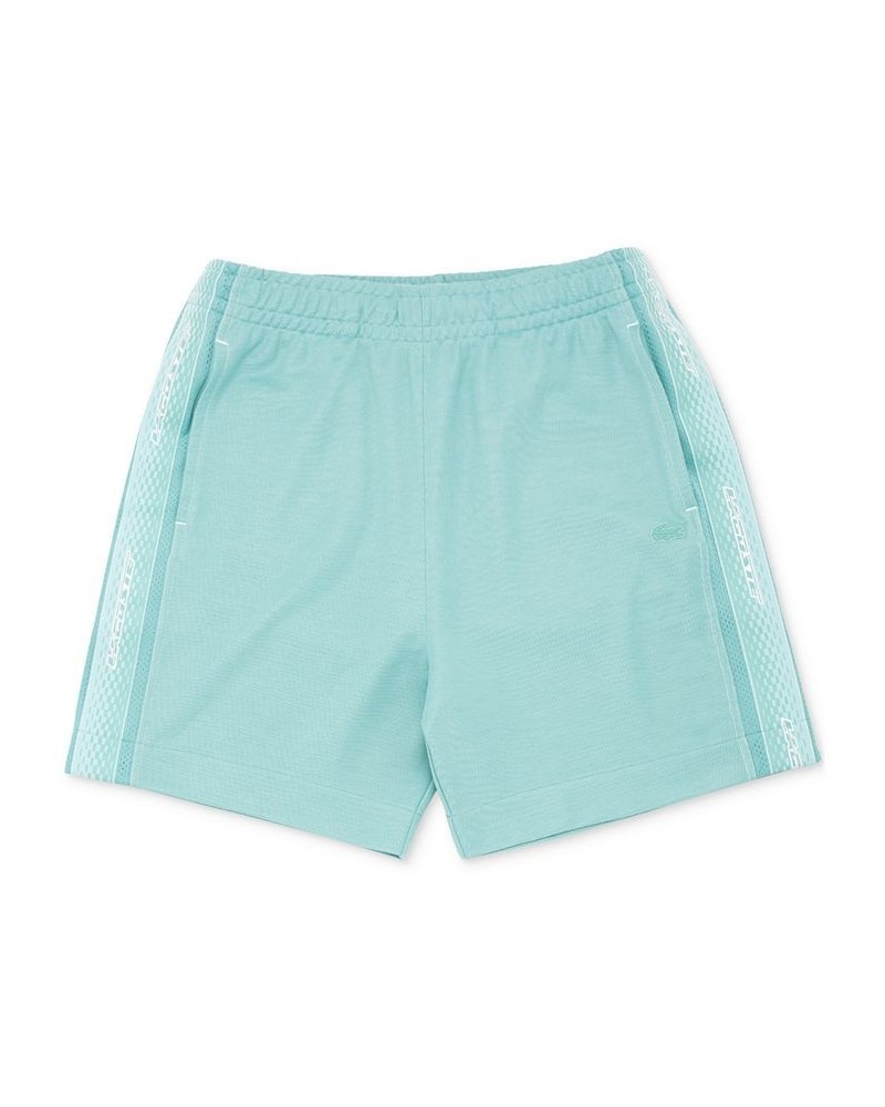 Men's Relaxed Fit PiquÉ Logo Tape Shorts Green $57.60 Shorts