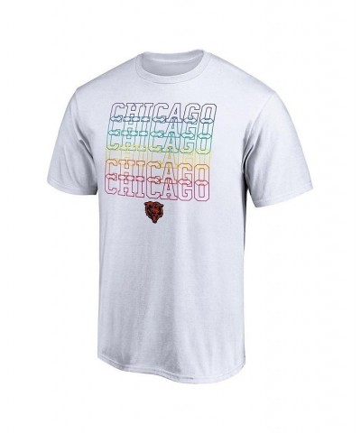 Men's Branded White Chicago Bears City Pride T-shirt $15.20 T-Shirts