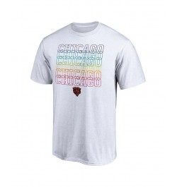 Men's Branded White Chicago Bears City Pride T-shirt $15.20 T-Shirts