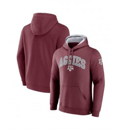 Men's Branded Maroon Texas A&M Aggies Arch and Logo Tackle Twill Pullover Hoodie $32.39 Sweatshirt